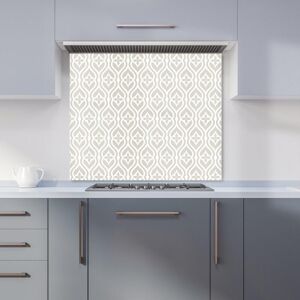 Warren Reed - Designer Abstract Ornament Pattern Kitchen Splashback in Grey Size: 700mm x 650mm Grey 700mm x 650mm Warren Reed - Designer Abstract Ornament Pattern Kitchen Splashback in Grey Size: 700mm x 650mm Grey 700mm x 650mm