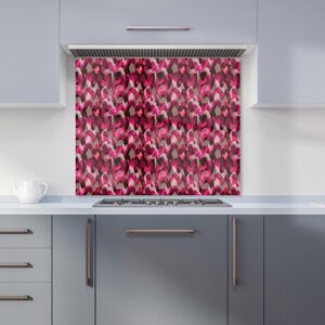 Warren Reed - Designer Modern Pink Animal Print Kitchen Splashback Size: 600mm x 650mm Pink 600mm x 650mm Warren Reed - Designer Modern Pink Animal Print Kitchen Splashback Size: 600mm x 650mm Pink 600mm x 650mm
