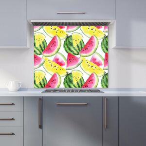 Warren Reed - Designer Colourful Melon Pattern Kitchen Splashback in Yellow Size: 600mm x 650mm Yellow 600mm x 650mm Warren Reed - Designer Colourful Melon Pattern Kitchen Splashback in Yellow Size: 600mm x 650mm Yellow 600mm x 650mm