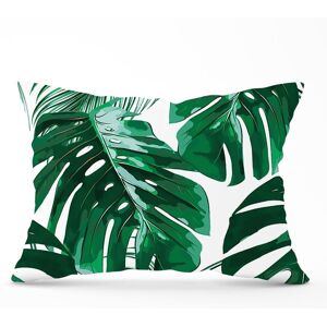 Warren Reed - Designer Tropical Jungle Leaf Pattern Cushions in Green Size: 45 cm x 45 cm Green 45 cm x 45 cm Warren Reed - Designer Tropical Jungle Leaf Pattern Cushions in Green Size: 45 cm x 45 cm Green 45 cm x 45 cm