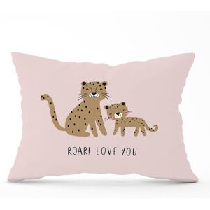 Warren Reed - Designer Roar Love You Cushions in Pink Size: 45 cm x 45 cm Pink 45 cm x 45 cm Warren Reed - Designer Roar Love You Cushions in Pink Size: 45 cm x 45 cm Pink 45 cm x 45 cm