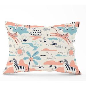 Warren Reed - Designer Wild Savannah Park Cushions in Pink Size: 45 cm x 45 cm Pink 45 cm x 45 cm Warren Reed - Designer Wild Savannah Park Cushions in Pink Size: 45 cm x 45 cm Pink 45 cm x 45 cm