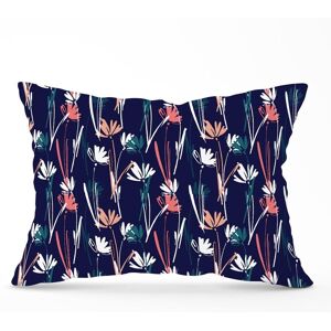 Warren Reed - Designer Hand Drawn Wild Flowers Cushions in Blue Size: 60 cm x 60 cm Blue 60 cm x 60 cm Warren Reed - Designer Hand Drawn Wild Flowers Cushions in Blue Size: 60 cm x 60 cm Blue 60 cm x 60 cm