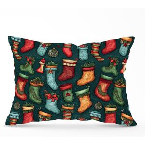 Warren Reed - Designer Christmas Stockings Cushions in Green Size: 45 cm x 45 cm Green 45 cm x 45 cm Warren Reed - Designer Christmas Stockings Cushions in Green Size: 45 cm x 45 cm Green 45 cm x 45 cm