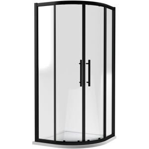 Balterley Sonic 1000mm Quadrant Shower Enclosure, 8mm Glass & Easyfit - Black Black Balterley Sonic 1000mm Quadrant Shower Enclosure, 8mm Glass & Easyfit - Black Black