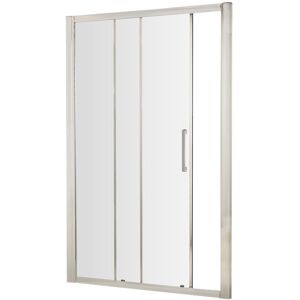 Balterley Sonic 1400mm Single Sliding Shower Door & 8mm Glass, Bar Handle Chrome in Silver Silver Balterley Sonic 1400mm Single Sliding Shower Door & 8mm Glass, Bar Handle Chrome in Silver Silver