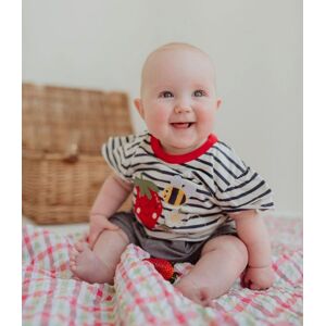 Lilly + Sid Girl's Busy Bee Applique Top & Short Set Size: 6-12 m Multicolor 6-12 m Lilly + Sid Girl's Busy Bee Applique Top & Short Set Size: 6-12 m Multicolor 6-12 m