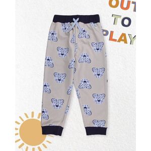 Lilly + Sid Boy's Lenny Leopard Print Joggers in Blue Size: 7-8 Years Blue 7-8 Years Lilly + Sid Boy's Lenny Leopard Print Joggers in Blue Size: 7-8 Years Blue 7-8 Years
