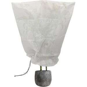 Harbour Housewares Plant Fleece Frost Protection Cover with Drawstring - 80cm x 100cm in White Size: 80 cm x 100 cm White 80 cm x 100 cm Harbour Housewares Plant Fleece Frost Protection Cover with Drawstring - 80cm x 100cm in White Size: 80 cm x 100 cm White 80 cm x 100 cm