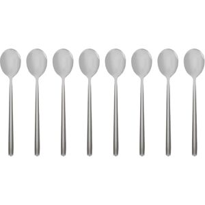 Argon Tableware Stainless Steel Teaspoons - 14.5cm - Pack of 8 in Silver Silver Argon Tableware Stainless Steel Teaspoons - 14.5cm - Pack of 8 in Silver Silver