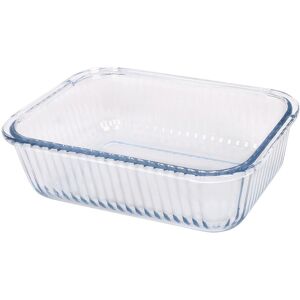 Argon Tableware Optical Rectangular Glass Cake Dish - 22cm x 16.5cm - 1x Large Baking Tray in Clear Size: 22 cm x 16.5 cm Clear 22 cm x 16.5 cm Argon Tableware Optical Rectangular Glass Cake Dish - 22cm x 16.5cm - 1x Large Baking Tray in Clear Size: 22 cm x 16.5 cm Clear 22 cm x 16.5 cm