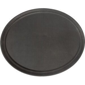 Argon Tableware Oval Non-Slip Serving Tray - 63.5cm x 52cm - Black Size: 63.5 cm x 52 cm Black 63.5 cm x 52 cm Argon Tableware Oval Non-Slip Serving Tray - 63.5cm x 52cm - Black Size: 63.5 cm x 52 cm Black 63.5 cm x 52 cm