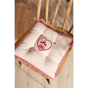 Dibor Set of 4 Traditional Gingham Stag Indoor Dining Chair Seat Pads L40cm x W40cm in White Size: 40 cm x 40 cm White 40 cm x 40 cm Dibor Set of 4 Traditional Gingham Stag Indoor Dining Chair Seat Pads L40cm x W40cm in White Size: 40 cm x 40 cm White 40 cm x 40 cm