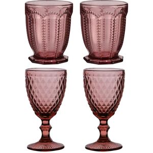 Dibor Set of 4 Vintage Luxury Purple Embossed Drinking Short Tumbler & Wine Goblets Festive Christmas Decor Glassware 270ml Size: 4 Pack Purple 4 Pack Dibor Set of 4 Vintage Luxury Purple Embossed Drinking Short Tumbler & Wine Goblets Festive Christmas Decor Glassware 270ml Size: 4 Pack Purple 4 Pack