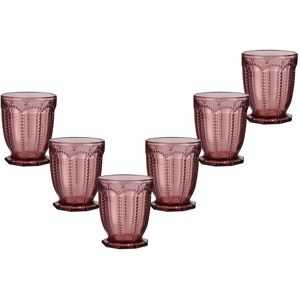Dibor Set of 6 Vintage Luxury Purple Embossed Short Whiskey Glass Tumblers Festive Christmas Decor Glassware 290ml Size: 6 Pack Purple 6 Pack Dibor Set of 6 Vintage Luxury Purple Embossed Short Whiskey Glass Tumblers Festive Christmas Decor Glassware 290ml Size: 6 Pack Purple 6 Pack