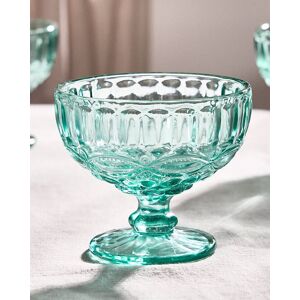 Dibor Set of 2 Vintage Turquoise Blue GlassTrifle Bowls Christmas Dessert Bowls H10 x W12cm Size: 2 Pack Blue 2 Pack Dibor Set of 2 Vintage Turquoise Blue GlassTrifle Bowls Christmas Dessert Bowls H10 x W12cm Size: 2 Pack Blue 2 Pack