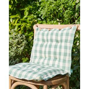 Dibor Set of 2 Green Gingham Summer Outdoor Garden Chair Seat Pad Cushions W40 x L40cm Size: 40 cm x 40 cm Green 40 cm x 40 cm Dibor Set of 2 Green Gingham Summer Outdoor Garden Chair Seat Pad Cushions W40 x L40cm Size: 40 cm x 40 cm Green 40 cm x 40 cm