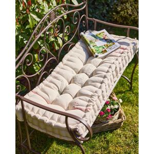 Dibor Traditional Belle Jardinere Red Summer Outdoor Garden Bench Cushion L112cm x W44cm Size: Large Red Large Dibor Traditional Belle Jardinere Red Summer Outdoor Garden Bench Cushion L112cm x W44cm Size: Large Red Large