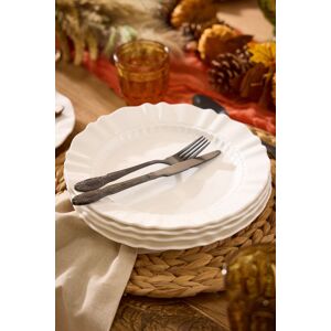 Dibor Set of 4 Luxury Palais Royal White Christmas Dinner Plates Dia 26.3cm Size: 4 Pack White 4 Pack Dibor Set of 4 Luxury Palais Royal White Christmas Dinner Plates Dia 26.3cm Size: 4 Pack White 4 Pack