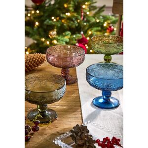 Dibor Set of 4 Vintage Style Fontaine Colorful Embossed Footed Christmas Desserts Bowls H10 x Dia12cm Size: 4 Pack Multicolor 4 Pack Dibor Set of 4 Vintage Style Fontaine Colorful Embossed Footed Christmas Desserts Bowls H10 x Dia12cm Size: 4 Pack Multicolor 4 Pack