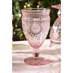 Dibor Set of 2 Vinatge Armas Embossed Rose Wine Goblets Glasses Festive Christmas Decor Glassware 300ml in Pink Size: 2 Pack Pink 2 Pack Dibor Set of 2 Vinatge Armas Embossed Rose Wine Goblets Glasses Festive Christmas Decor Glassware 300ml in Pink Size: 2 Pack Pink 2 Pack