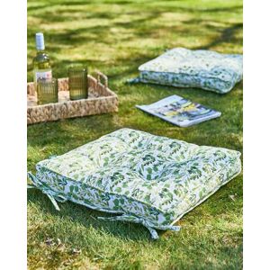 Dibor Set of 4 Green Square Summer Outdoor Garden Chair Seat Pad Cushions W45 x L45cm Size: 45 cm x 45 cm Green 45 cm x 45 cm Dibor Set of 4 Green Square Summer Outdoor Garden Chair Seat Pad Cushions W45 x L45cm Size: 45 cm x 45 cm Green 45 cm x 45 cm