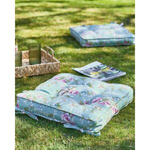 Dibor Set of 4 Floral Green Summer Outdoor Garden Chair Seat Pad Box Cushions W45 x L45cm Size: 45 cm x 45 cm Green 45 cm x 45 cm Dibor Set of 4 Floral Green Summer Outdoor Garden Chair Seat Pad Box Cushions W45 x L45cm Size: 45 cm x 45 cm Green 45 cm x 45 cm