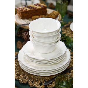 Dibor Set of 12 Four Person Royal White Christmas Dinner Set Christmas Crockery Set Size: 12 Pack White 12 Pack Dibor Set of 12 Four Person Royal White Christmas Dinner Set Christmas Crockery Set Size: 12 Pack White 12 Pack