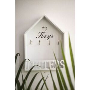 Marco Paul Hanging Key Letter Rack White Wood Storage Hooks Wall Mounted Modern Home Decor White Marco Paul Hanging Key Letter Rack White Wood Storage Hooks Wall Mounted Modern Home Decor White