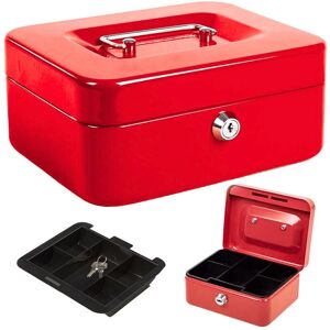 Marco Paul Red Steel Money Cash Box Red Marco Paul Red Steel Money Cash Box Red