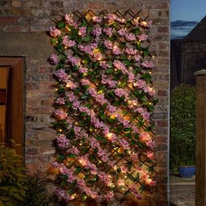 Marco Paul Artificial Pink Blossom Trellis Solar Powered 180cm Pink Marco Paul Artificial Pink Blossom Trellis Solar Powered 180cm Pink