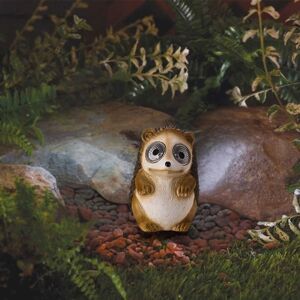 Marco Paul Men's Brown Resin Solar Powered Hedgehog Garden Ornament 12cm in Beige Beige Marco Paul Men's Brown Resin Solar Powered Hedgehog Garden Ornament 12cm in Beige Beige