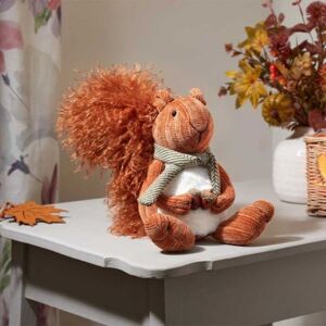 Marco Paul Autumn Home Décor Orange Plush Squirrel Halloween Decorations 28cm Orange Marco Paul Autumn Home Décor Orange Plush Squirrel Halloween Decorations 28cm Orange