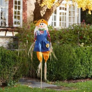 Marco Paul 160cm Autumn Decor Scarecrow Garden Stake Halloween Decorations Multicolor Marco Paul 160cm Autumn Decor Scarecrow Garden Stake Halloween Decorations Multicolor