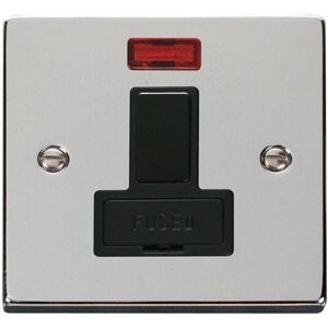 SE Home Polished Chrome 13A Fused Connection Unit Switched With Neon in Metallic Silver Metallic Silver SE Home Polished Chrome 13A Fused Connection Unit Switched With Neon in Metallic Silver Metallic Silver