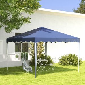 OUTSUNNY 3x3(m) Pop Up Gazebo Canopy Portable Tent Event Shelter with Carry Bag in Blue Blue OUTSUNNY 3x3(m) Pop Up Gazebo Canopy Portable Tent Event Shelter with Carry Bag in Blue Blue