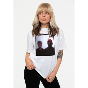 Twenty One Pilots Red Film Band Logo T-Shirt in White Size: XL White XL Twenty One Pilots Red Film Band Logo T-Shirt in White Size: XL White XL