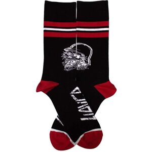Slayer Skull Helmet Band Logo Ankle Socks in Black Black One Size Slayer Skull Helmet Band Logo Ankle Socks in Black Black One Size