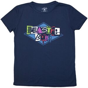 Beastie Boys Women's Multicolour Logo T-Shirt in Blue Size: XL Blue XL Beastie Boys Women's Multicolour Logo T-Shirt in Blue Size: XL Blue XL
