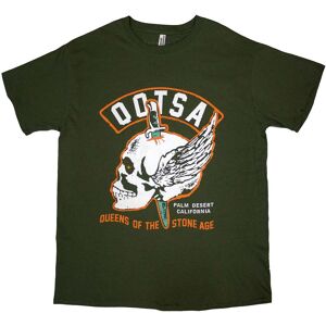 Queen Winged Skull T-Shirt in Green Size: XL Green XL Queen Winged Skull T-Shirt in Green Size: XL Green XL