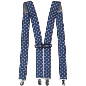 Neel Blue Unisex Braces X Shape Clip on Elasticated Suspender in Teal Teal One Size Neel Blue Unisex Braces X Shape Clip on Elasticated Suspender in Teal Teal One Size