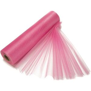 Neel Blue Organza Roll Snow Sheer Glitter Fabric for Wedding, Chair Sash, Party Decor - 29cm x 25m in Rose Rose Neel Blue Organza Roll Snow Sheer Glitter Fabric for Wedding, Chair Sash, Party Decor - 29cm x 25m in Rose Rose