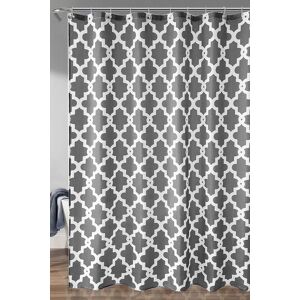 Neel Blue Grey & Black Square Design Shower Curtain - 180cm x 200cm Size: 180 cm width x 200 cm drop Grey 180 cm width x 200 cm drop Neel Blue Grey & Black Square Design Shower Curtain - 180cm x 200cm Size: 180 cm width x 200 cm drop Grey 180 cm width x 200 cm drop