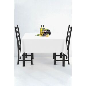 Neel Blue Rectangle Polyester Tablecloth, Premium Linen Table Cover, 228cm x 335cm in White Size: 228 cm x 335 cm White 228 cm x 335 cm Neel Blue Rectangle Polyester Tablecloth, Premium Linen Table Cover, 228cm x 335cm in White Size: 228 cm x 335 cm White 228 cm x 335 cm