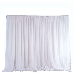 Neel Blue Ice Silk Backdrop - 3x3 Metres in White White Neel Blue Ice Silk Backdrop - 3x3 Metres in White White