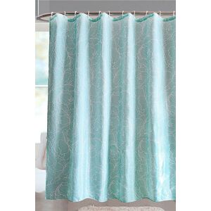 Neel Blue Flower & Leaves Design Shower Curtain, Light Blue - 180cm x 200cm Size: 180 cm width x 180 cm drop Light Blue 180 cm width x 180 cm drop Neel Blue Flower & Leaves Design Shower Curtain, Light Blue - 180cm x 200cm Size: 180 cm width x 180 cm drop Light Blue 180 cm width x 180 cm drop