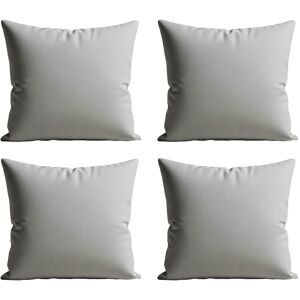Snug City Waterproof Outdoor Garden Patio Cushion Cover & Inner Square Pack Of 4 in Light Grey Size: 60 cm x 60 cm Light Grey 60 cm x 60 cm Snug City Waterproof Outdoor Garden Patio Cushion Cover & Inner Square Pack Of 4 in Light Grey Size: 60 cm x 60 cm Light Grey 60 cm x 60 cm