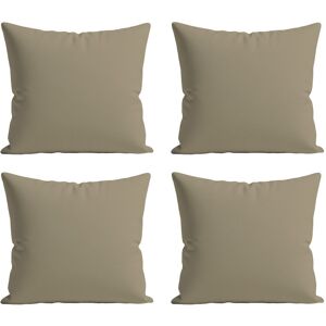 Snug City Waterproof Outdoor Garden Patio Cushion Cover & Inner Square Pack Of 4 in Beige Size: 60 cm x 60 cm Beige 60 cm x 60 cm Snug City Waterproof Outdoor Garden Patio Cushion Cover & Inner Square Pack Of 4 in Beige Size: 60 cm x 60 cm Beige 60 cm x 60 cm