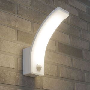 CGC Lighting Paris White Curved LED Wall Light with PIR Motion Sensor Full Opal Front Diffuser White CGC Lighting Paris White Curved LED Wall Light with PIR Motion Sensor Full Opal Front Diffuser White