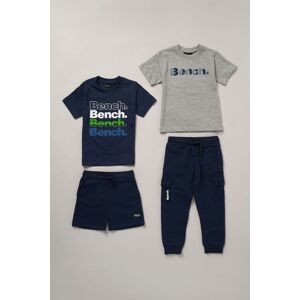 Bench Boy's 4-Piece T-Shirts, Short & Jogger Set in Navy Size: 18-24 m Navy 18-24 m Bench Boy's 4-Piece T-Shirts, Short & Jogger Set in Navy Size: 18-24 m Navy 18-24 m